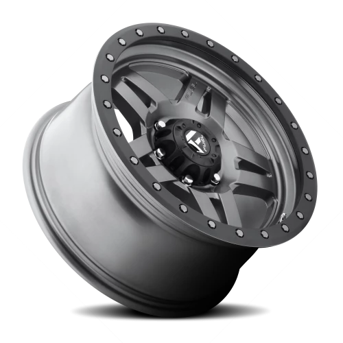 Fuel Anza 17x8.5" 6x139.7mm 78.1mm CB +6mm Matte Gunmetal