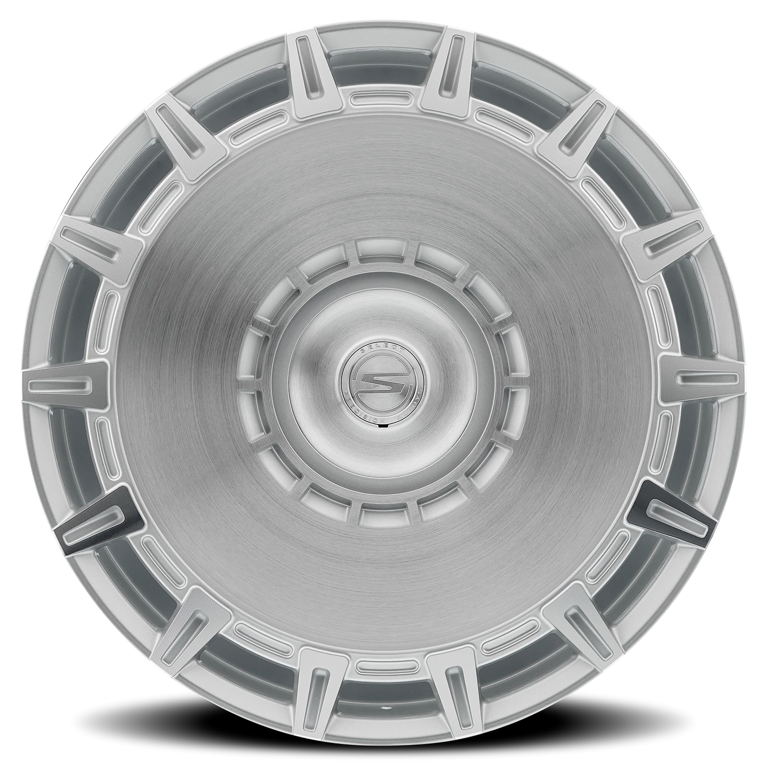 Select Precision Alloys Apollo 24x10" 5x112mm 74.09mm CB +25mm Gloss Silver Brushed