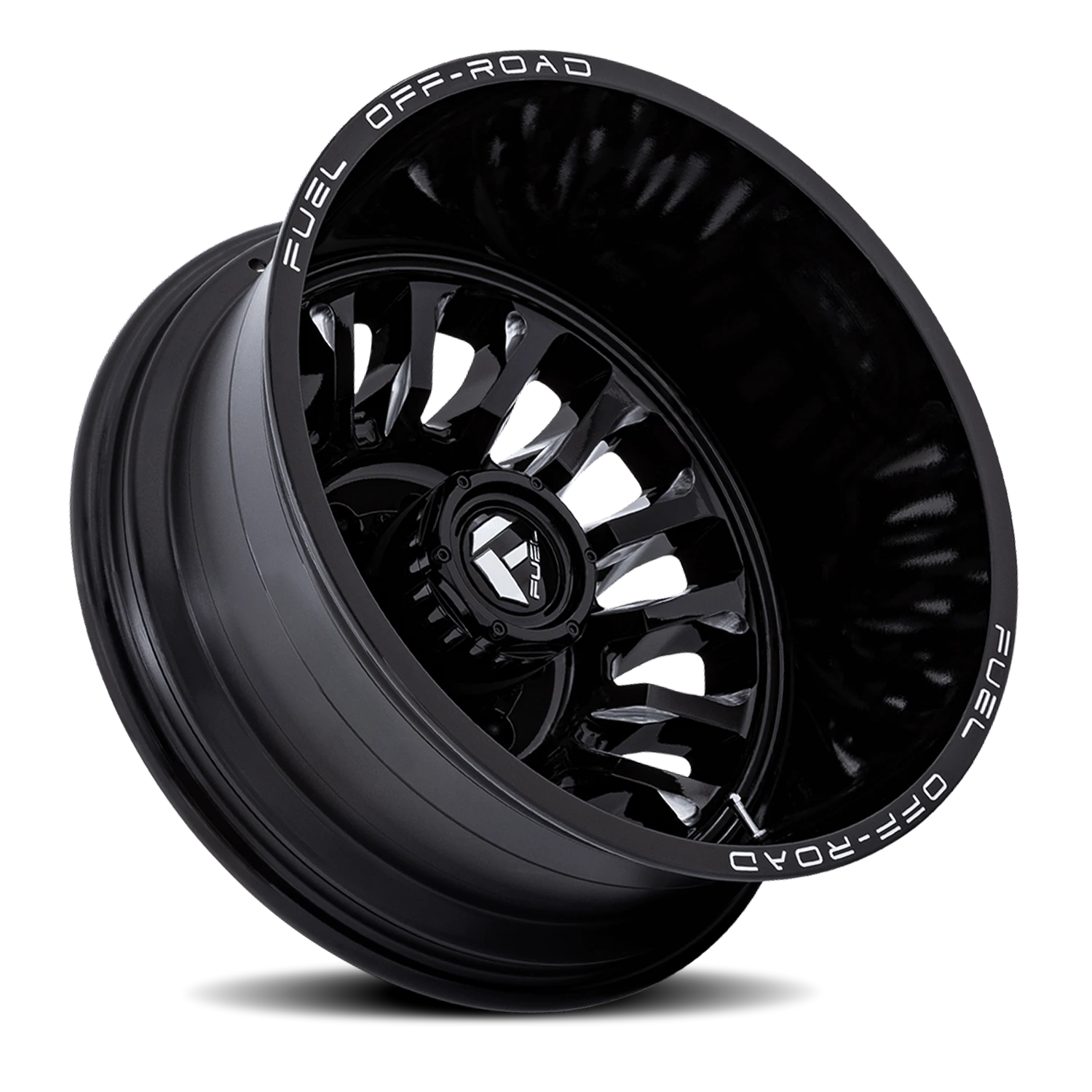 Fuel Arc Dually 20x8.25" 8x200mm 142mm CB -201mm Gloss Black Milled