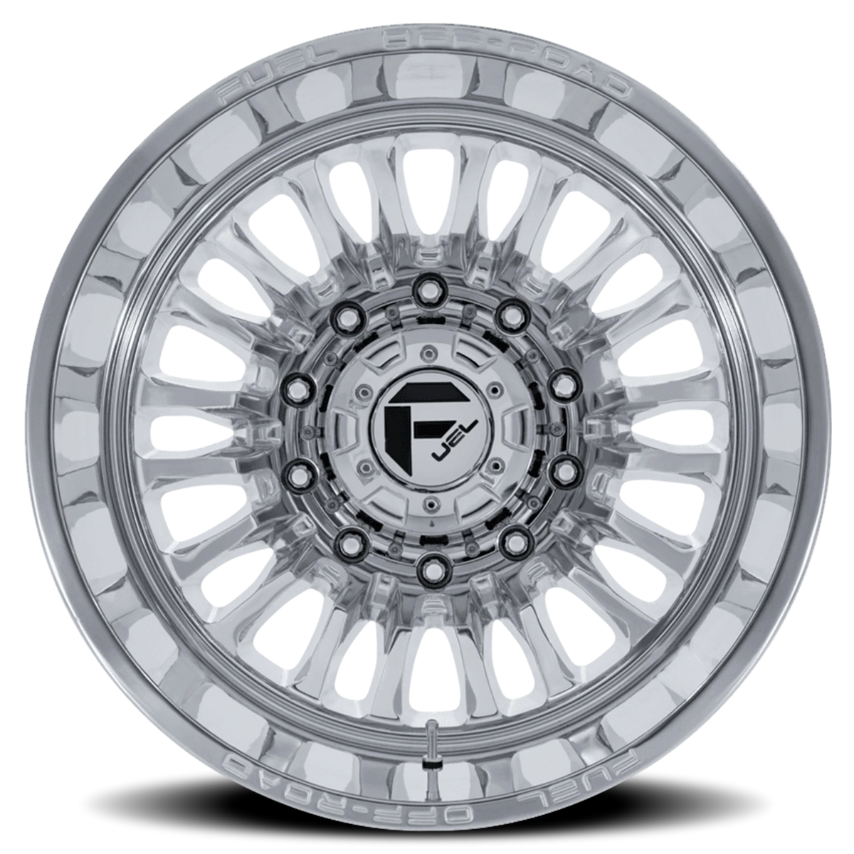 Fuel Arc Dually 22x8.25 +104 10x225mm 170.1mm Polished