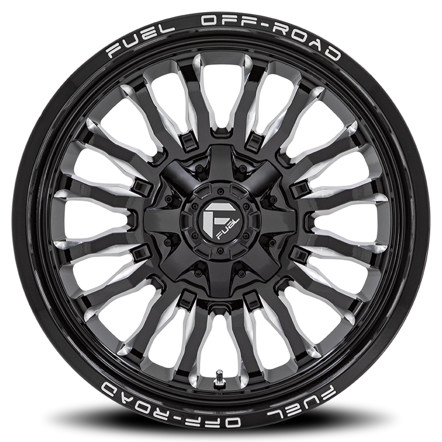 Fuel Arc 20x10" 6x135mm 106.1mm CB -18mm Gloss Black Milled