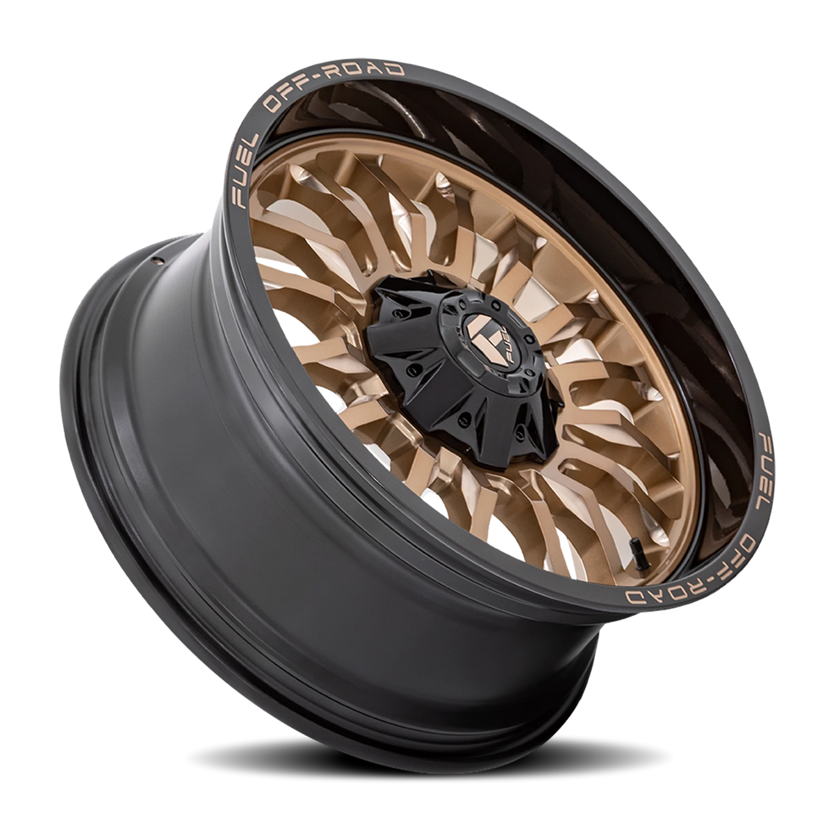 Fuel Arc 20x10 -18 5x127mm 87.1mm Platinum Bronze Black Lip