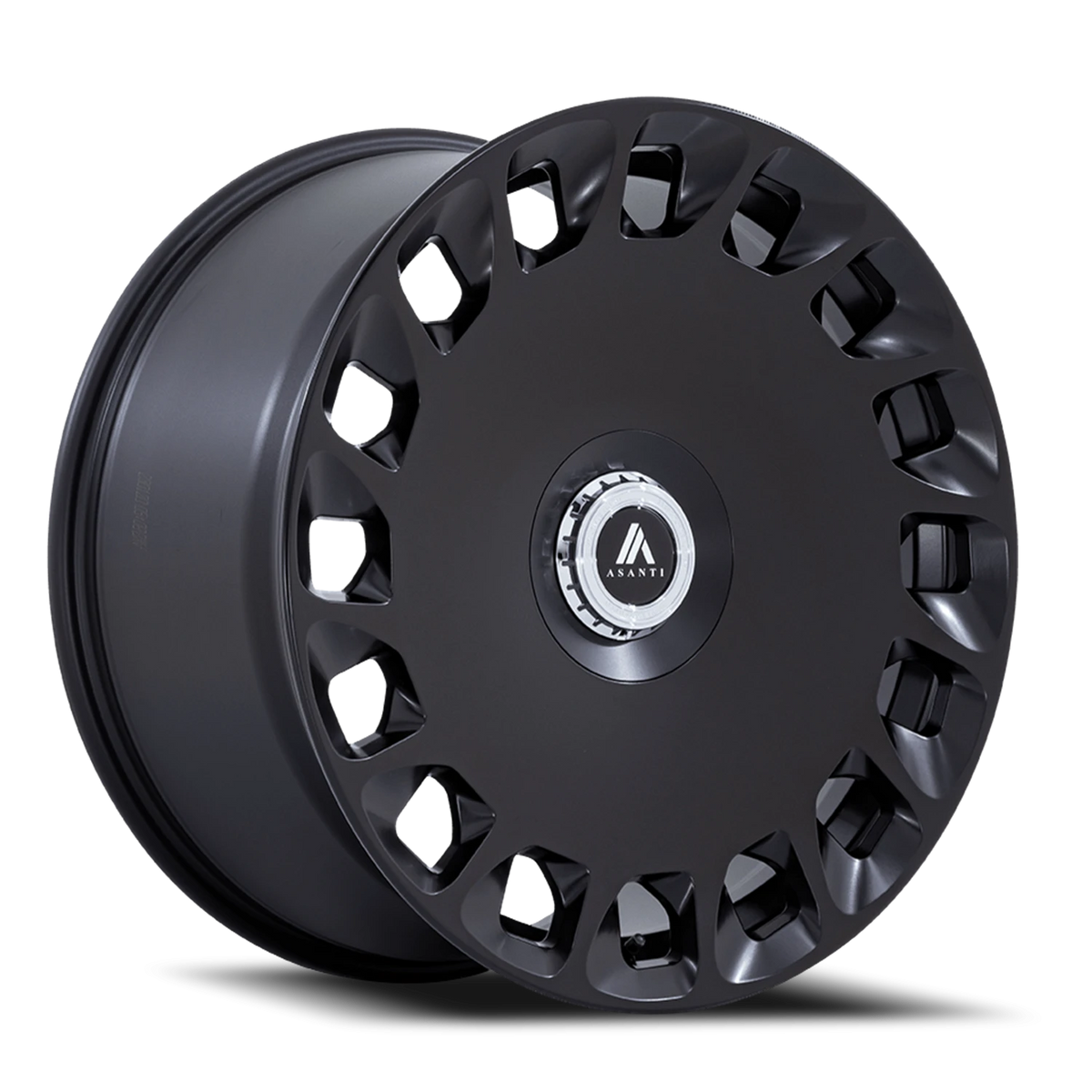 Asanti Black Label Aristocrat 24x10 +30 6x135mm 87.1mm Matte Black