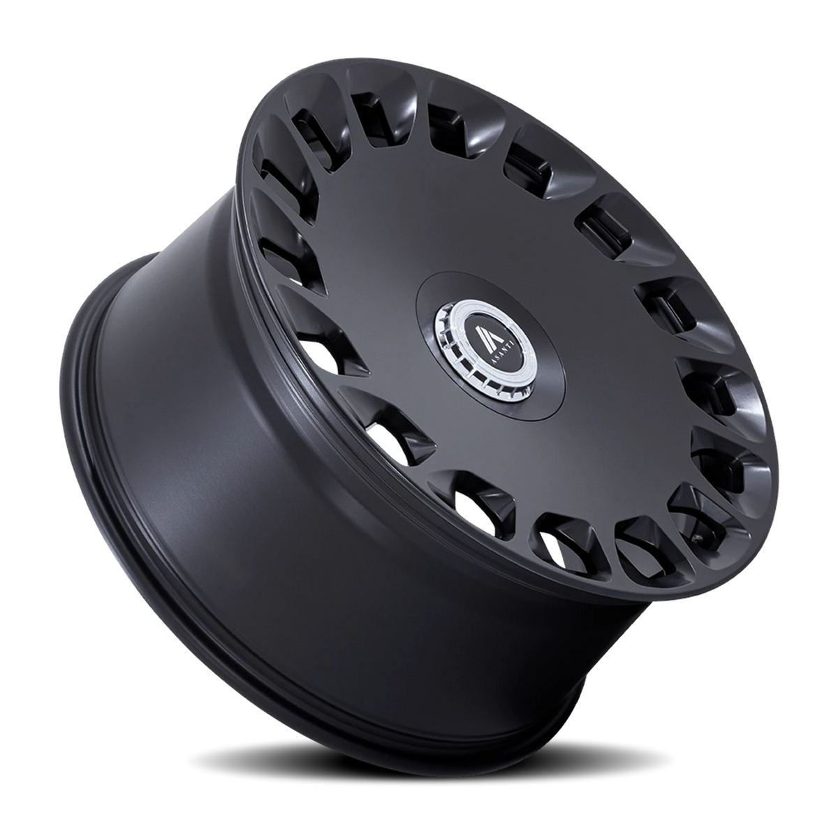 Asanti Black Label Aristocrat 24x10 +30 6x135mm 87.1mm Matte Black
