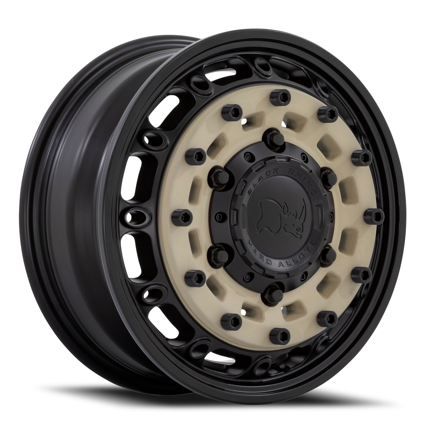 Black Rhino Arsenal AT 16x6" 6x180mm 138.8mm CB +84mm Matte Sand On Black
