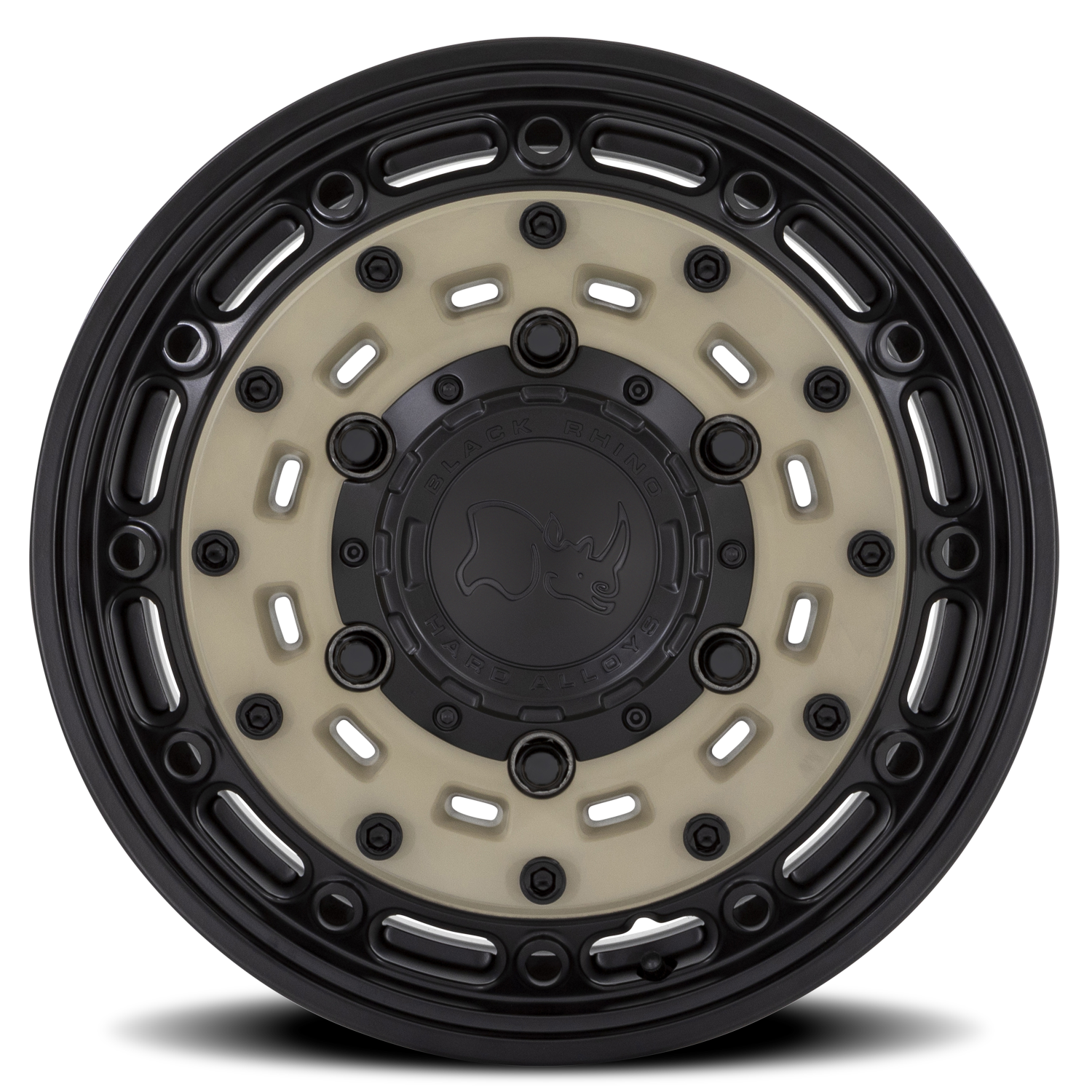 Black Rhino Arsenal AT 16x6" 6x180mm 138.8mm CB +84mm Matte Sand On Black