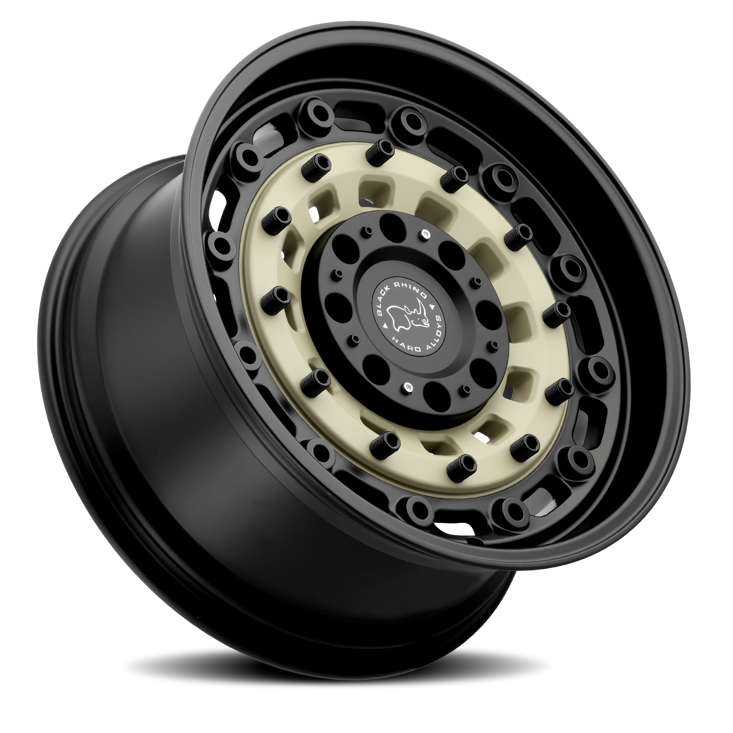 Black Rhino Arsenal 18x9.5" 6x135mm 87mm CB +12mm Matte Sand On Black