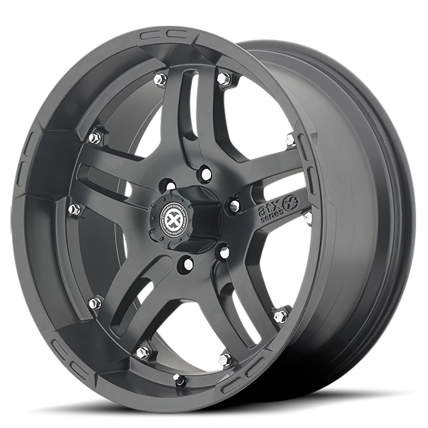 ATX Artillery 16x9" 6x139.7mm 106.3mm CB -12mm Cast Iron Black