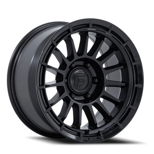 Fuel Ascend 17x9 +1 6x135mm 87.1mm Matte Black Gloss Black Lip