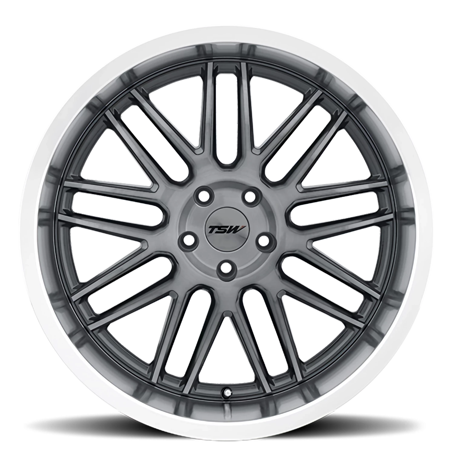 TSW Avalon 19x11" 5x120mm 76.1mm CB +38mm Gunmetal Brushed Gunmetal-Machined Lip