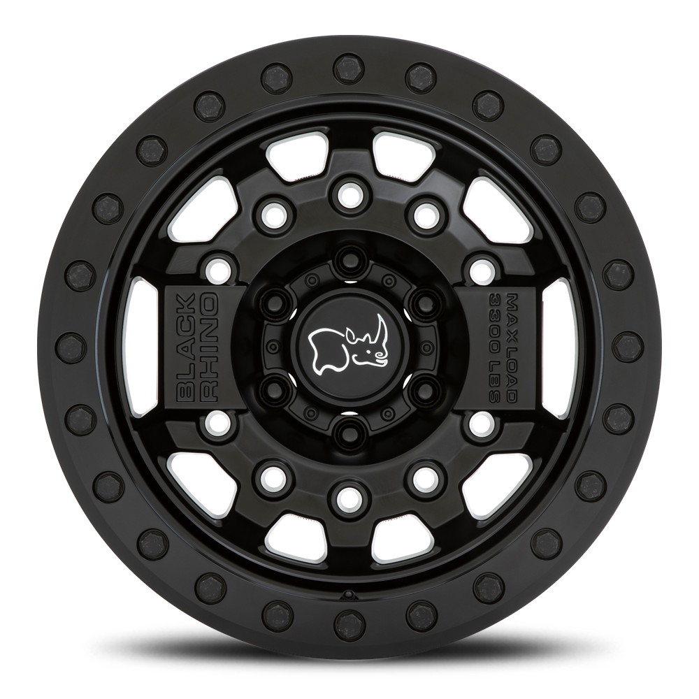Black Rhino Avenger Beadlock 17x8.5" 6x139.7mm 112.1mm CB -30mm Matte Black Black Hardware