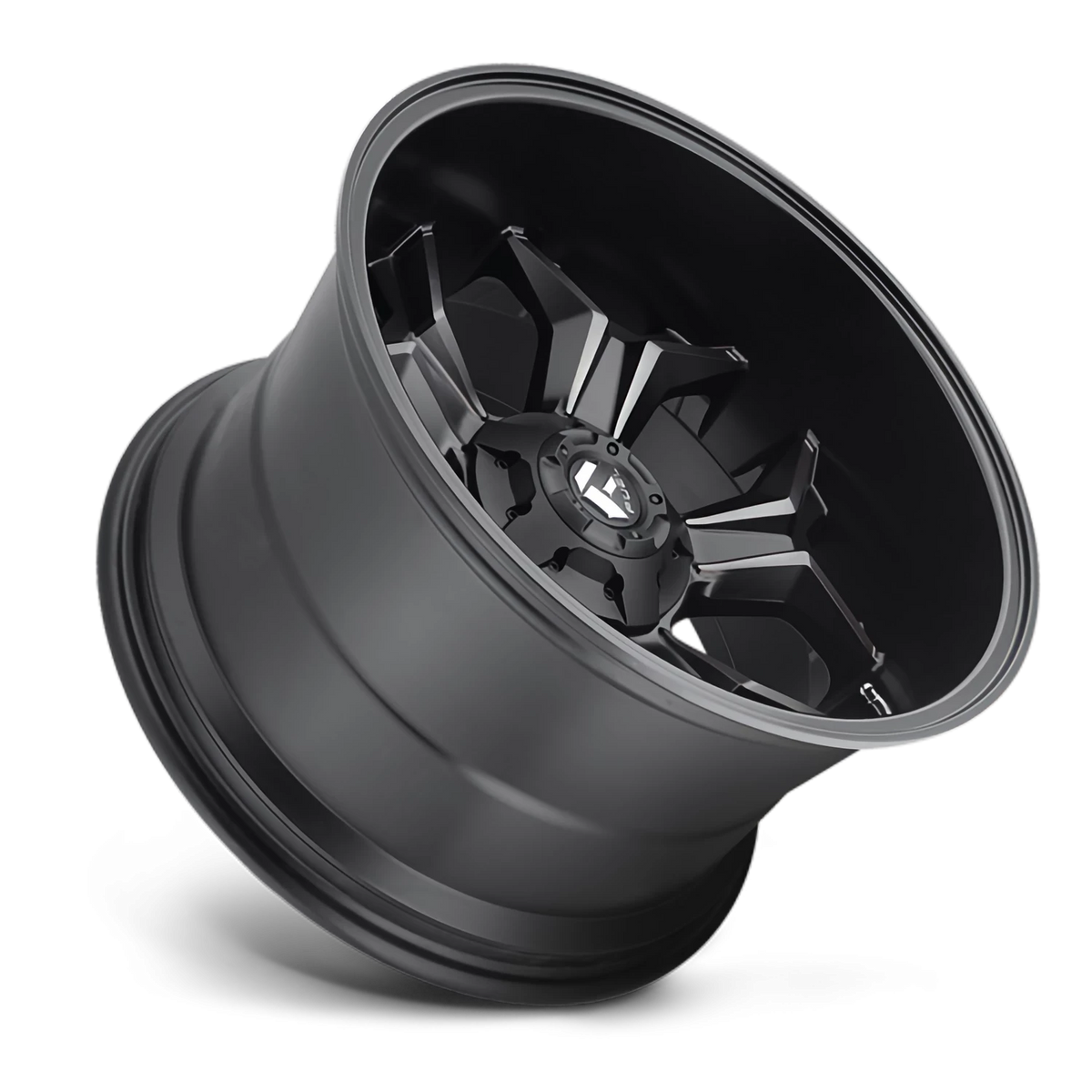 Fuel Avenger 20x9 +1 5x139.7mm 110.3mm Matte Black Machined-Dark Tint