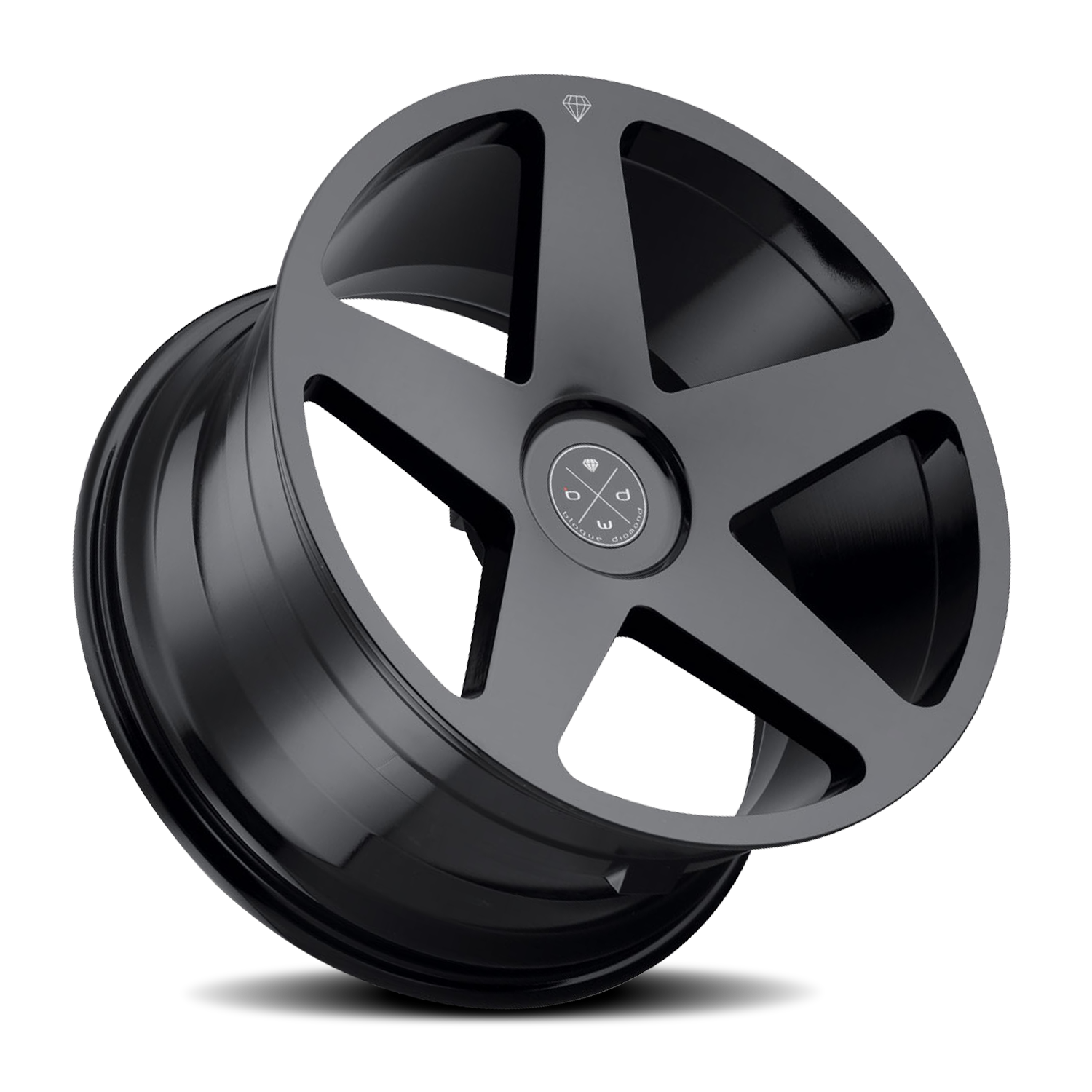Blaque Diamond BD-15 22x9" 5x115mm 71.5mm CB +15mm Gloss Black
