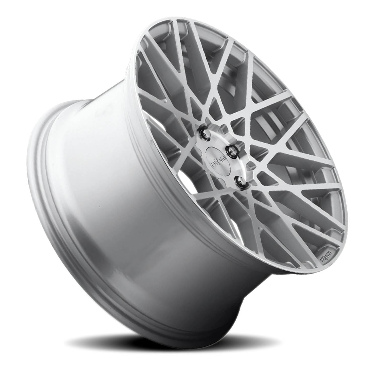 Rotiform BLQ 19x8.5" 5x112mm 66.5mm CB +35mm Gloss Silver Machined