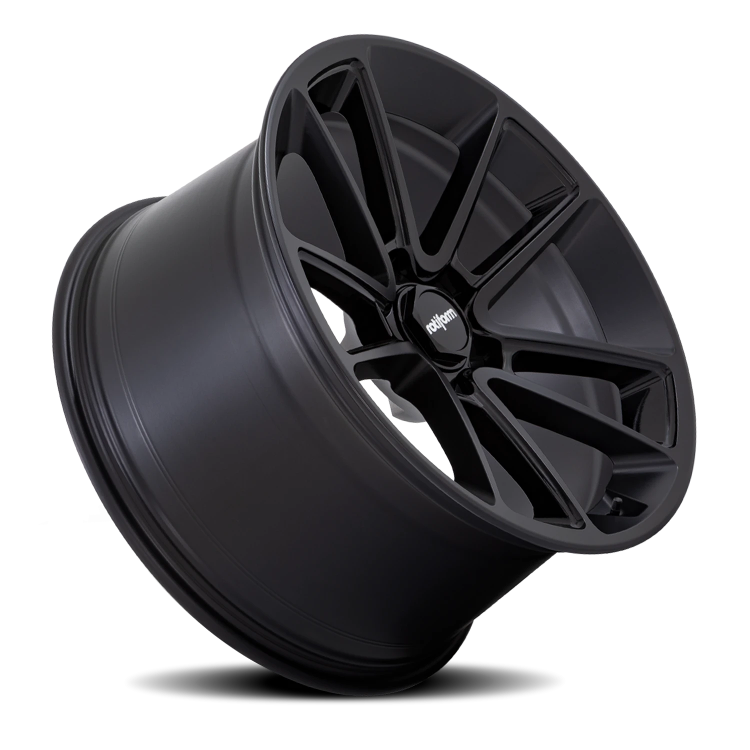 Rotiform BTL 22x10" 5x112mm 66.56mm CB +30mm Matte Black Black Cap