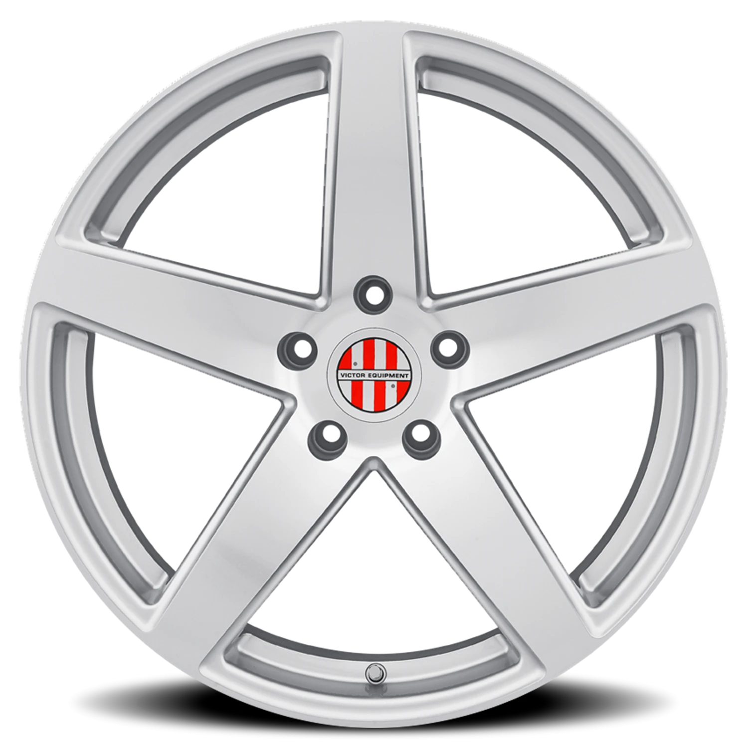 Victor Equipment Baden 21x10.5" 5x130mm 71.5mm CB +56mm Silver Mirror Cut Face