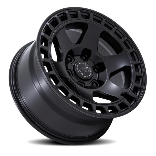 Black Rhino Bahari 17x8.5" 5x127mm 71.5mm CB +25mm Matte Black