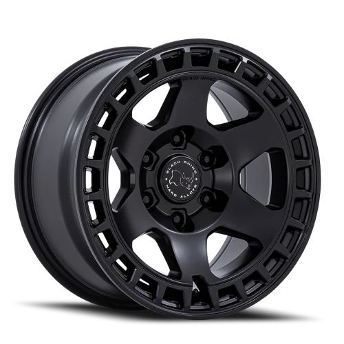 Black Rhino Bahari 17x8.5" 6x135mm 87.1mm CB 0mm Matte Black