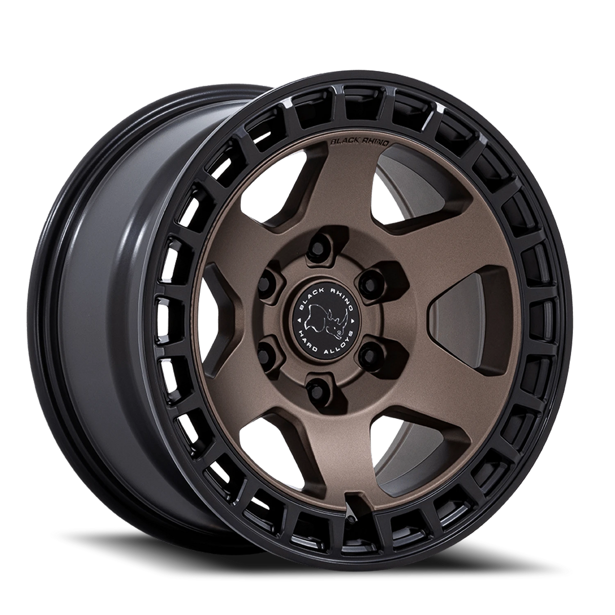 Black Rhino Bahari 18x8 +45 6x139.7mm 106.1mm Burnt Bronze Matte Black Lip
