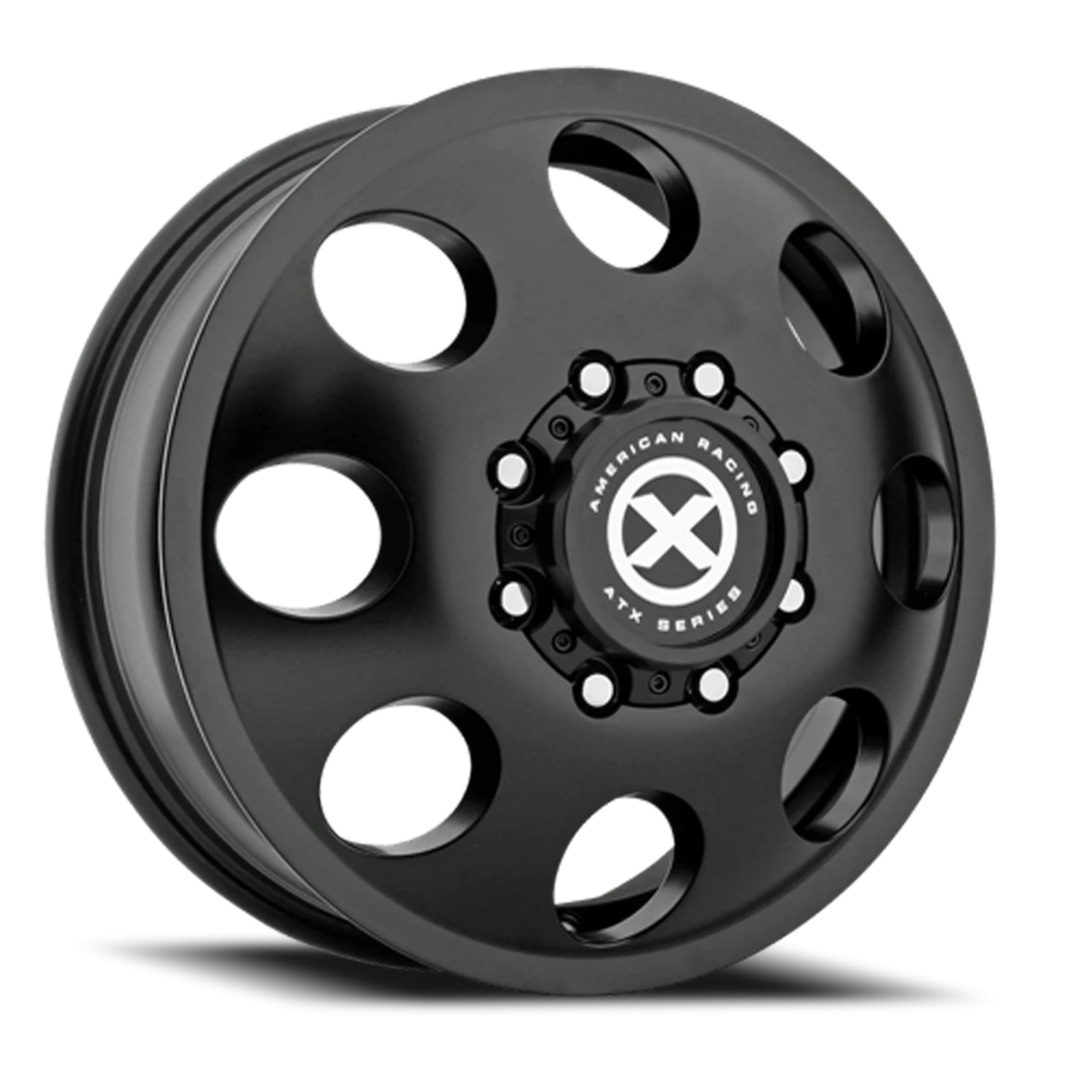 ATX Baja Dually 17x6.5" 8x210mm 154.3mm CB +111mm Satin Black