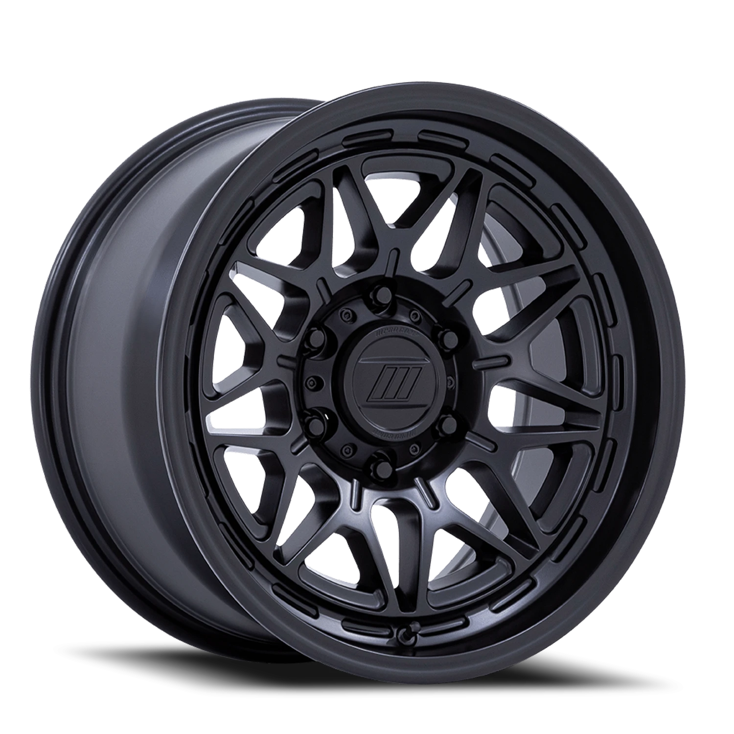 Pro Comp Basecamp PA202 17x8" 6x135mm 87.1mm CB +20mm Matte Black