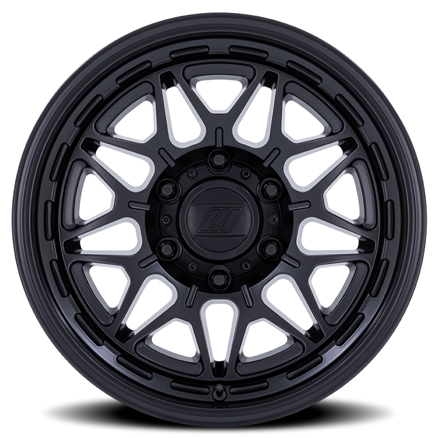 Pro Comp Basecamp PA202 17x8" 6x135mm 87.1mm CB +20mm Matte Black