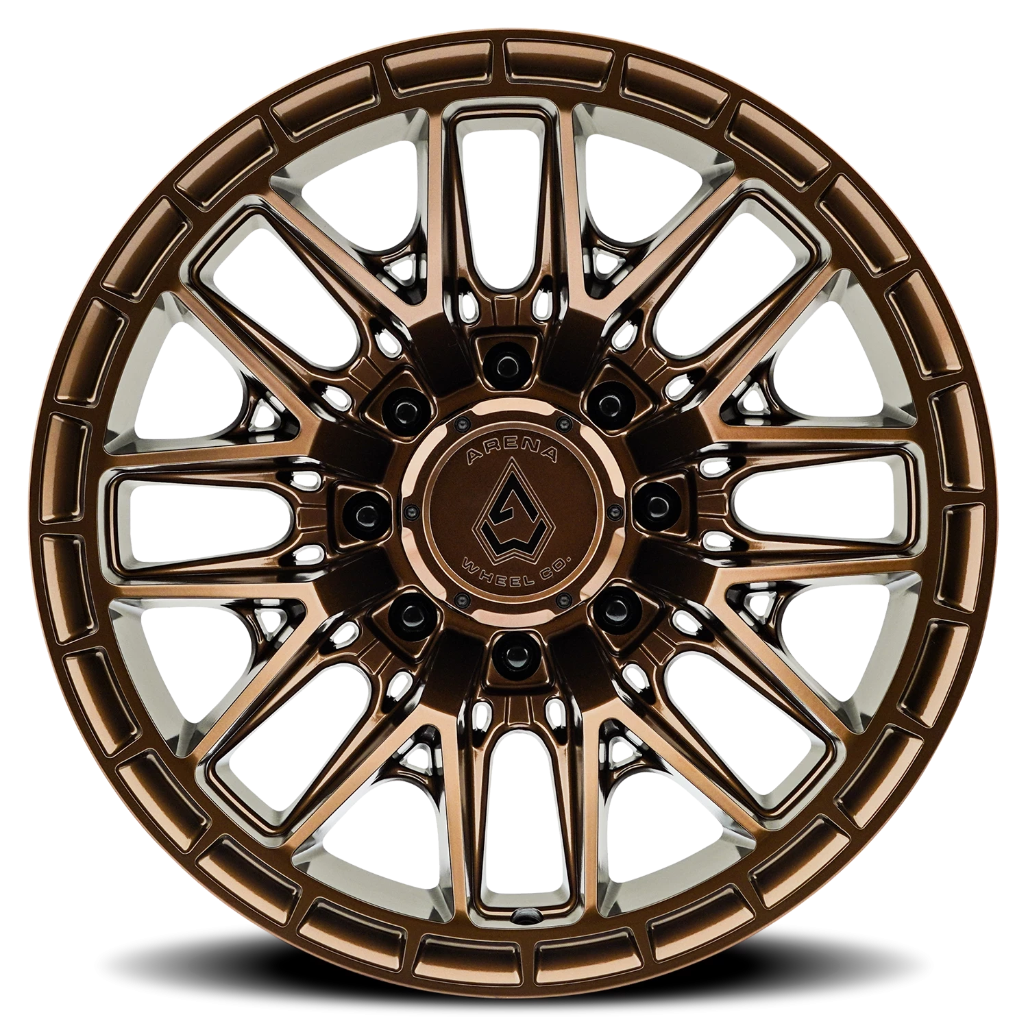 Arena Battle 20x10" 8x180mm 124.2mm CB -18mm Smoked Bronze Tint Clear