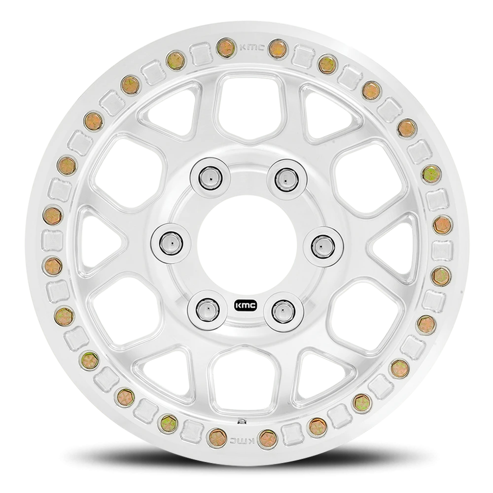 KMC Mesa Forged Beadlock 17x9" 6x165.1mm 108mm CB +25mm Raw Machined