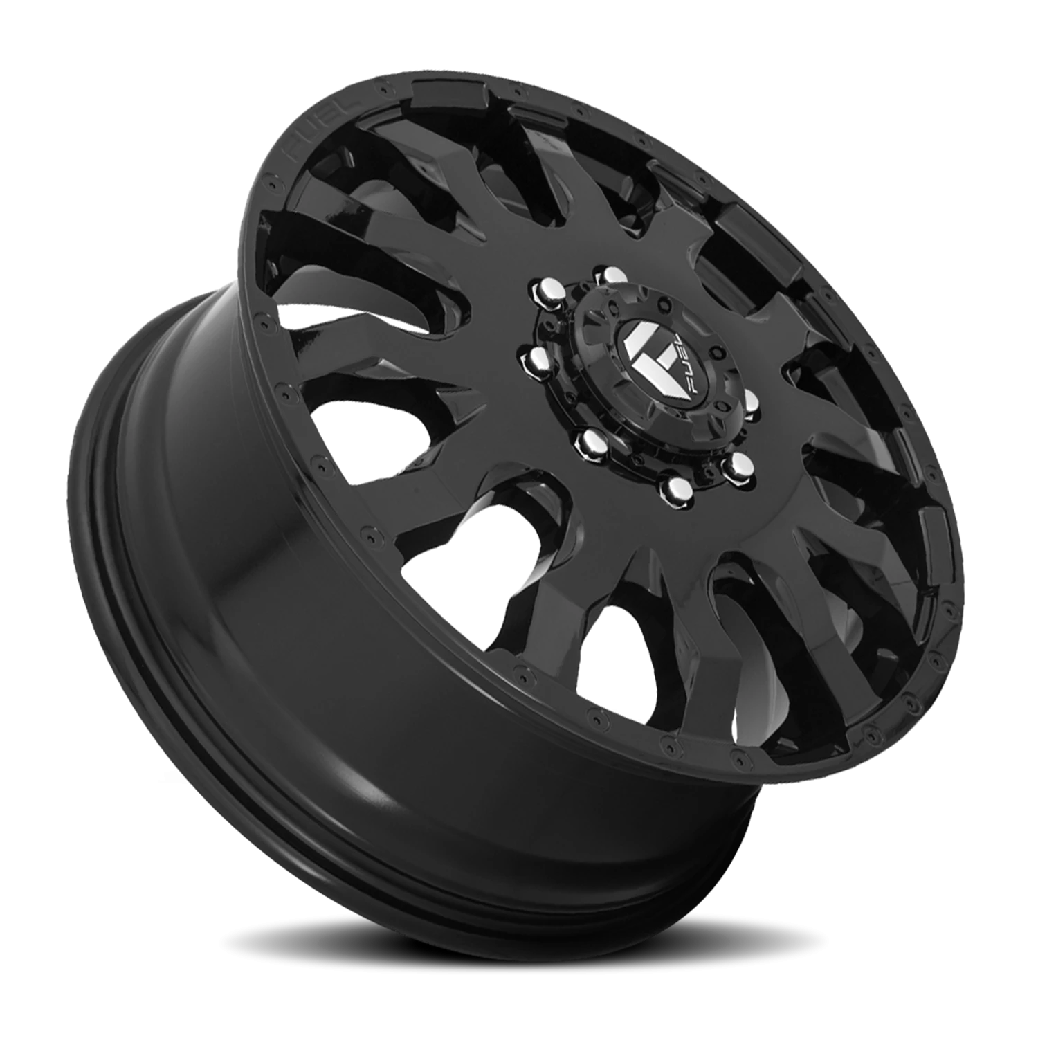 Fuel Blitz Dually 20x8.25" 8x200mm 142mm CB +105mm Gloss Black