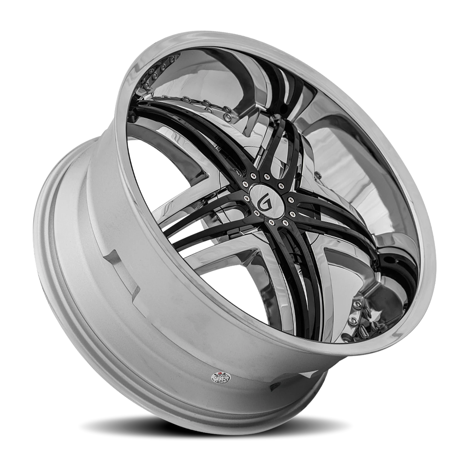 Diablo Blitz 22x8.5" 5x112mm 73.1mm CB +38mm Chrome