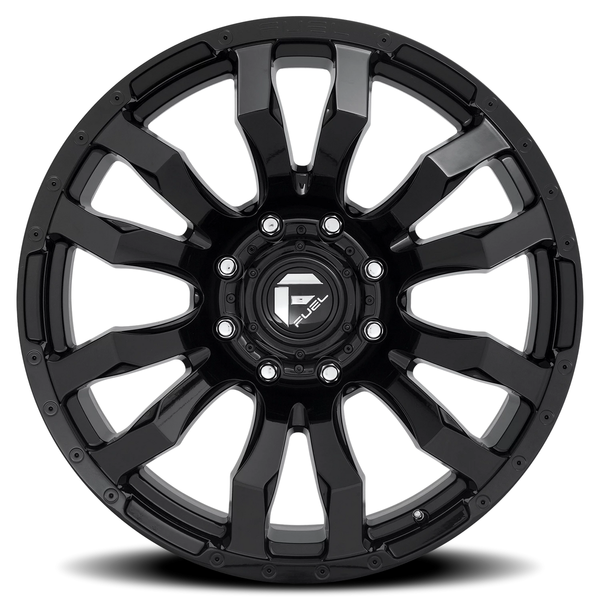Fuel Blitz 18x9 -12 8x165.1mm 125.1mm Gloss Black