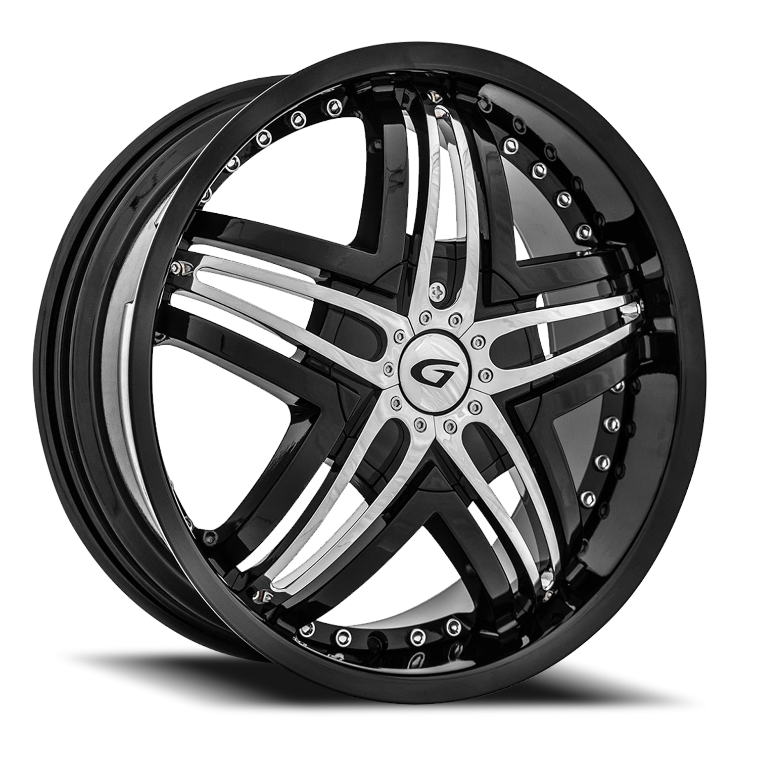 Diablo Blitz 20x8.5" 5x114.3mm 73.1mm CB +35mm Gloss Black