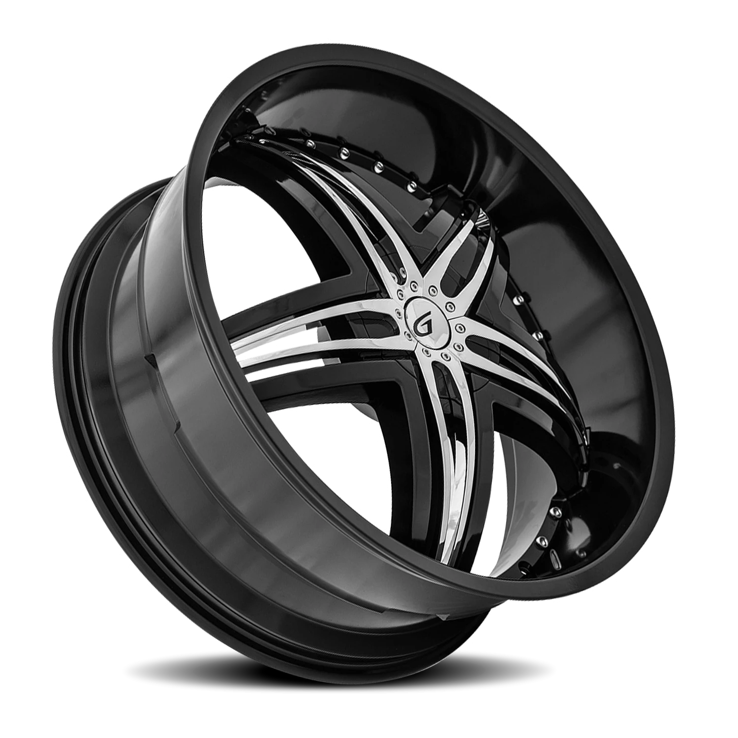 Diablo Blitz 22x8.5" 6x139.7mm 73.1mm CB +38mm Gloss Black