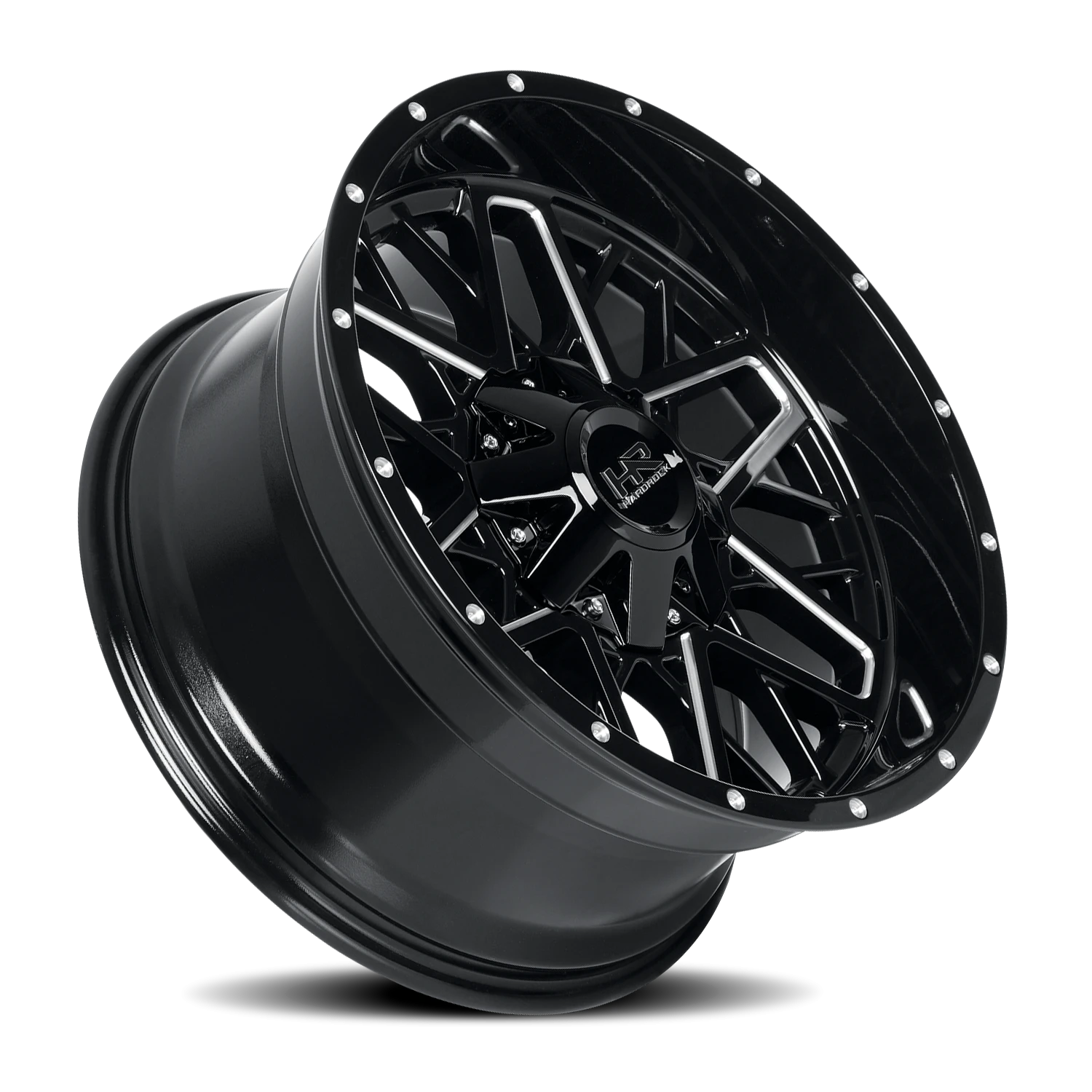 Hardrock Offroad Bomber H714 20x10" 5x127mm 127mm CB -19mm Gloss Black Milled