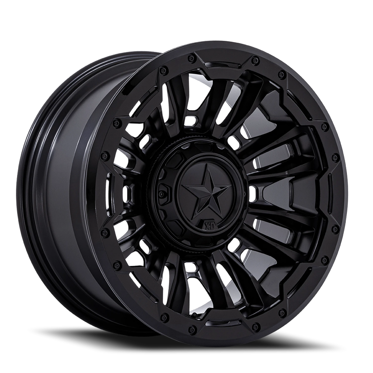 XD Series Bomber 20x9 +1 6x120mm 78.1mm Matte Black