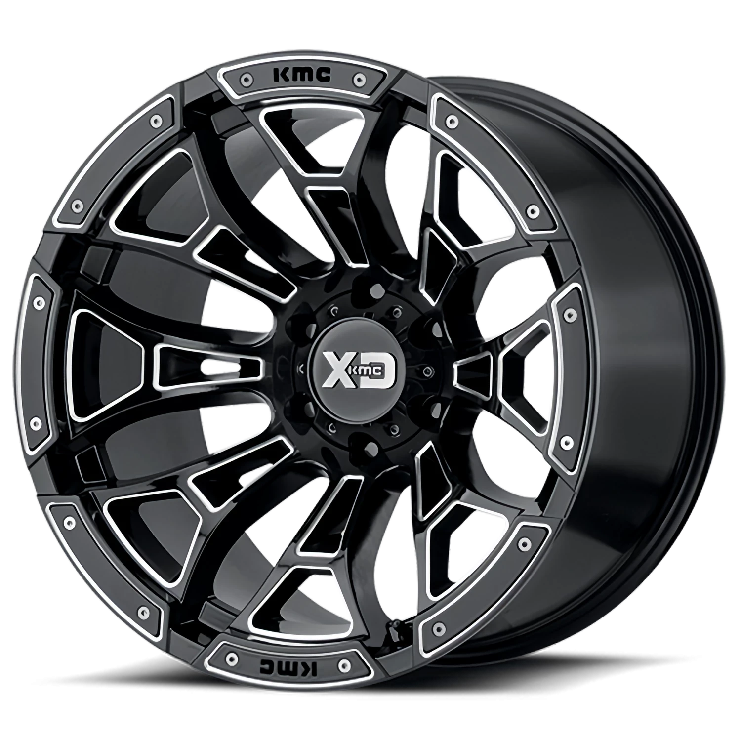 XD Series Boneyard 18x9" 5x114.3mm 78.1mm CB 0mm Gloss Black Milled
