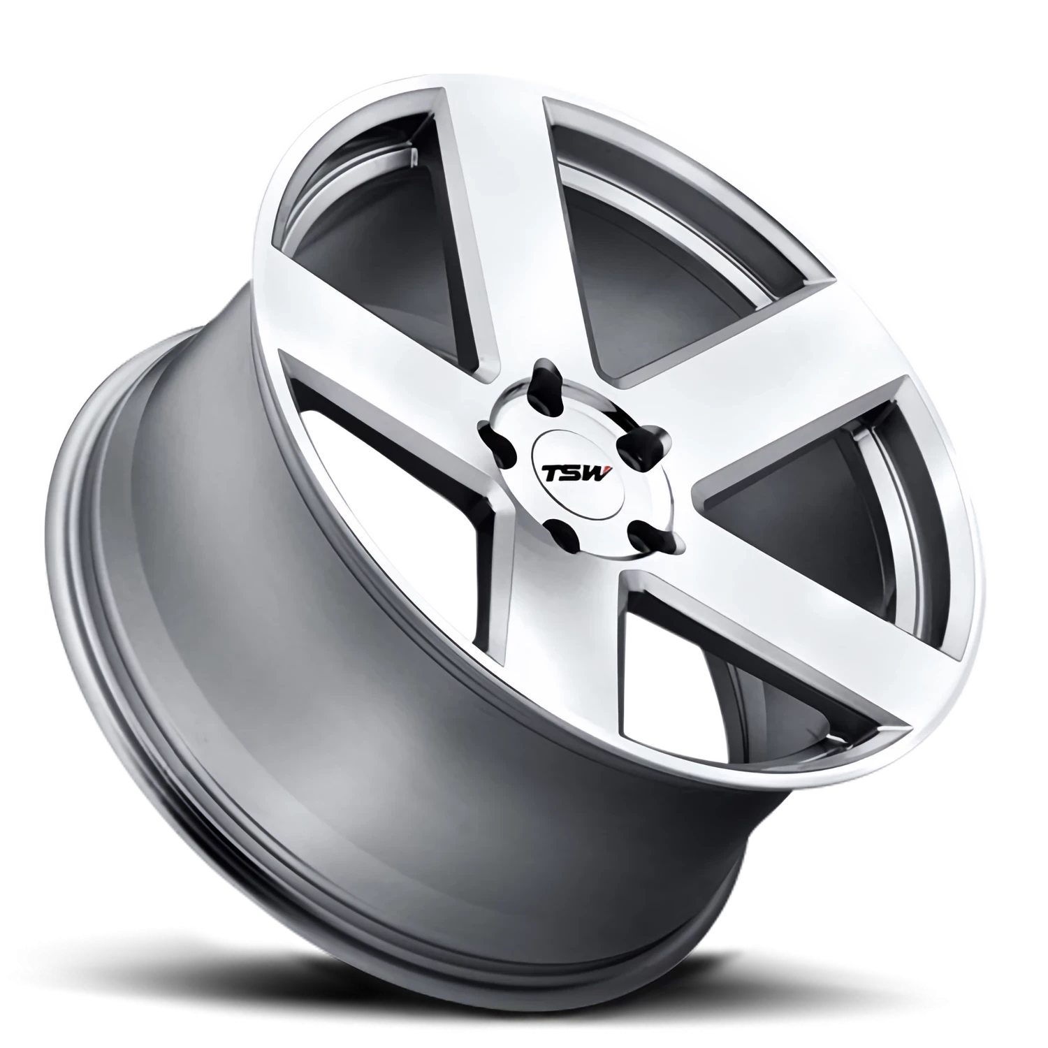 TSW Bristol 20x10" 5x120mm 76.1mm CB +40mm Silver Mirror Cut Face