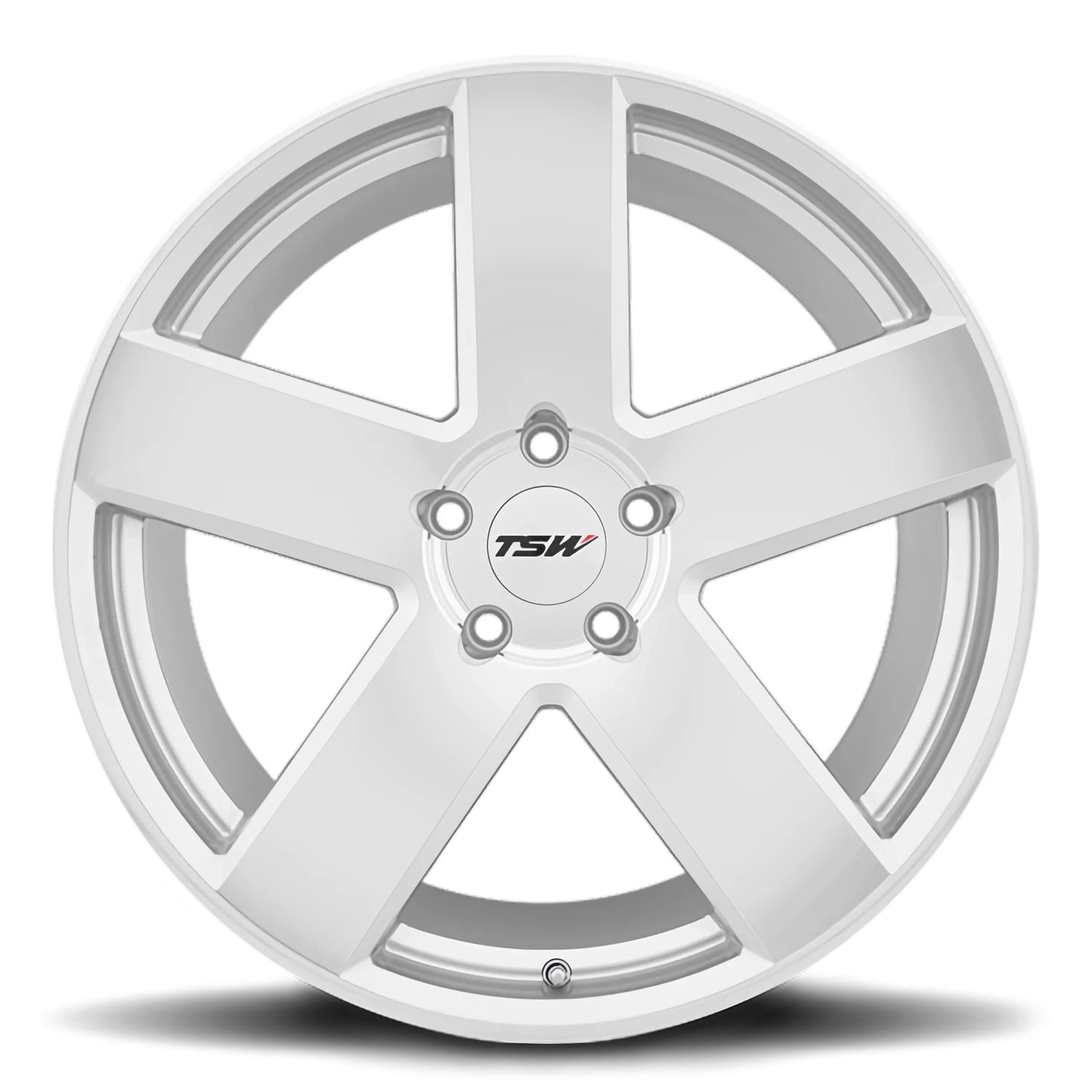 TSW Bristol 22x10.5" 5x112mm 66.6mm CB +44mm Silver Mirror Cut Face