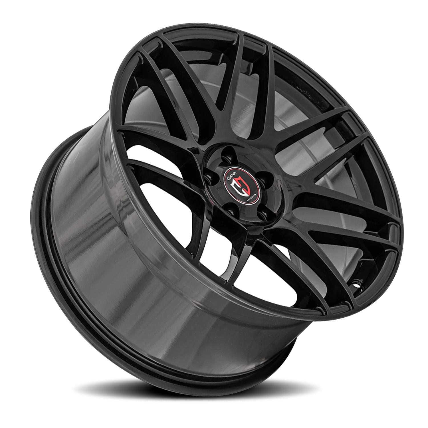 Curva Concepts C300 19x9" 5x114.3mm 73.1mm CB +30mm Gloss Black