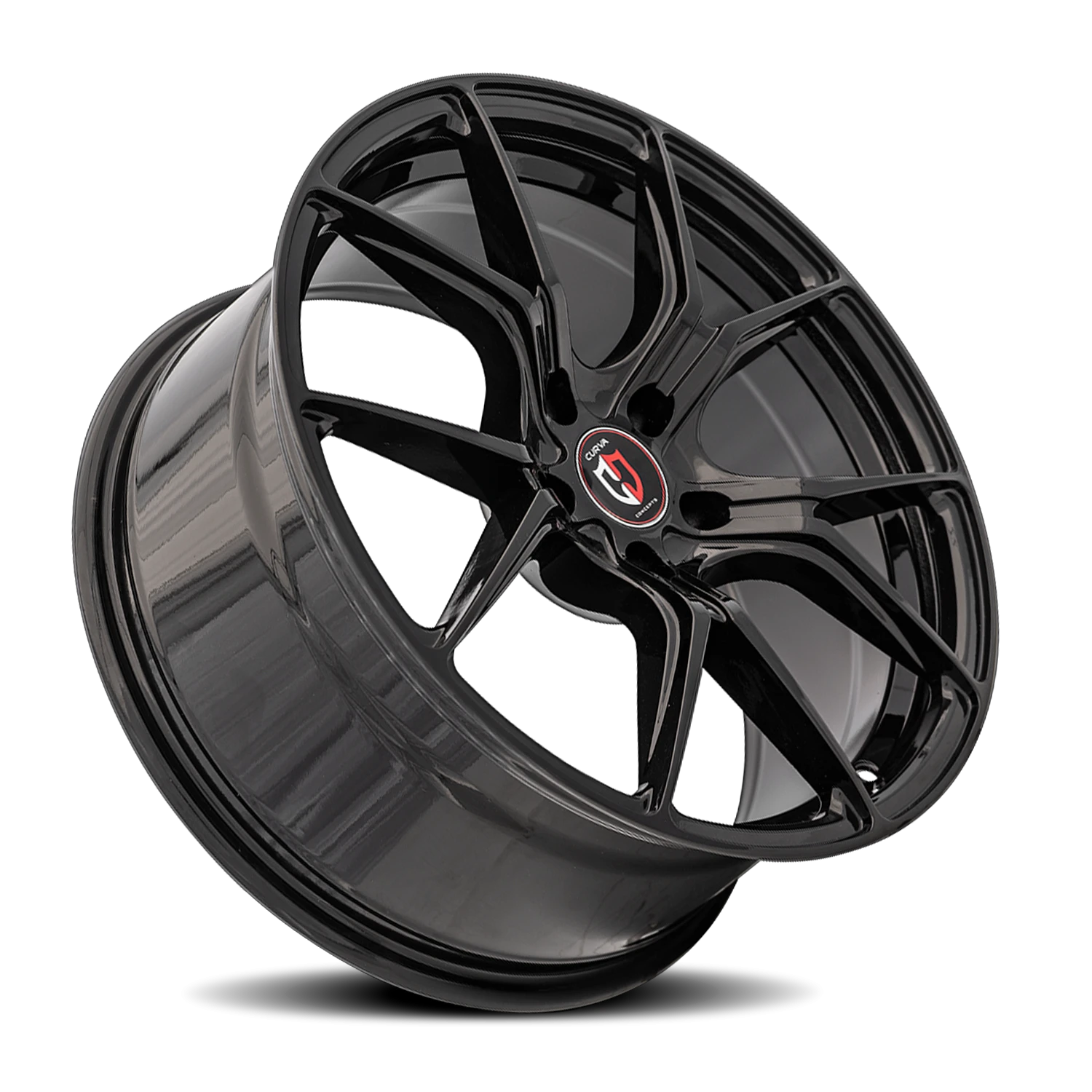 Curva Concepts C42 19x9.5" 5x112mm 66.56mm CB +40mm Gloss Black