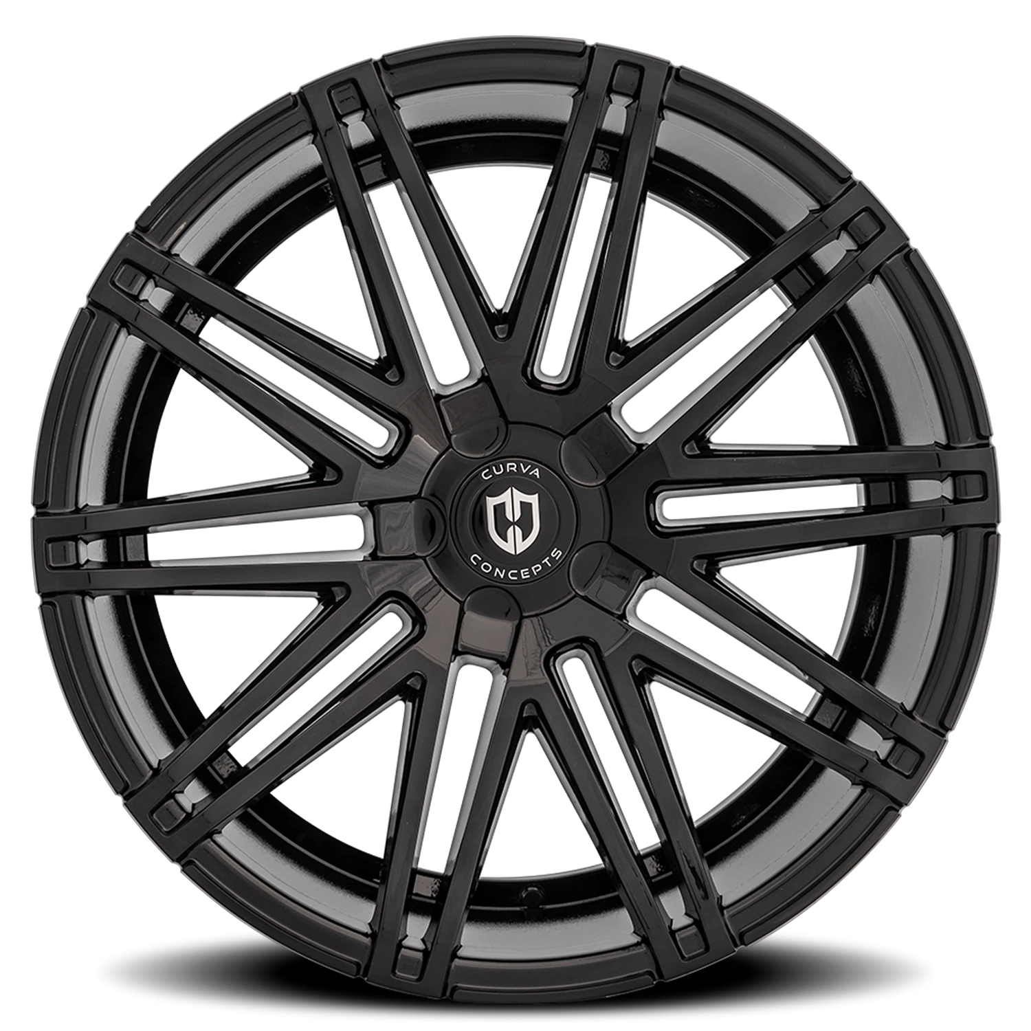 Curva Concepts C48 BLK 20x9 +35 5x112mm 73.1mm Gloss Black