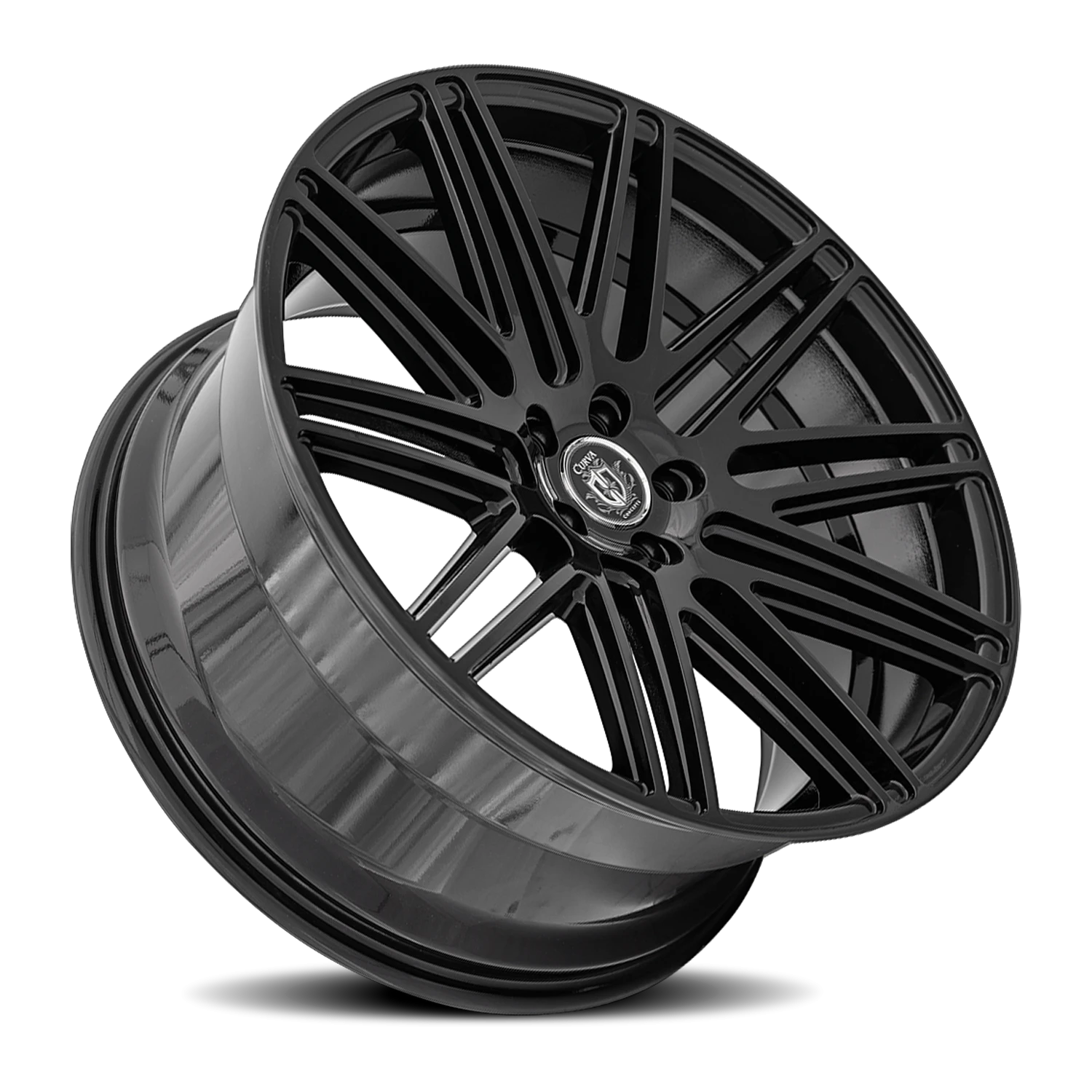 Curva Concepts C50 22x10.5" 5x112mm 66.56mm CB +40mm Gloss Black