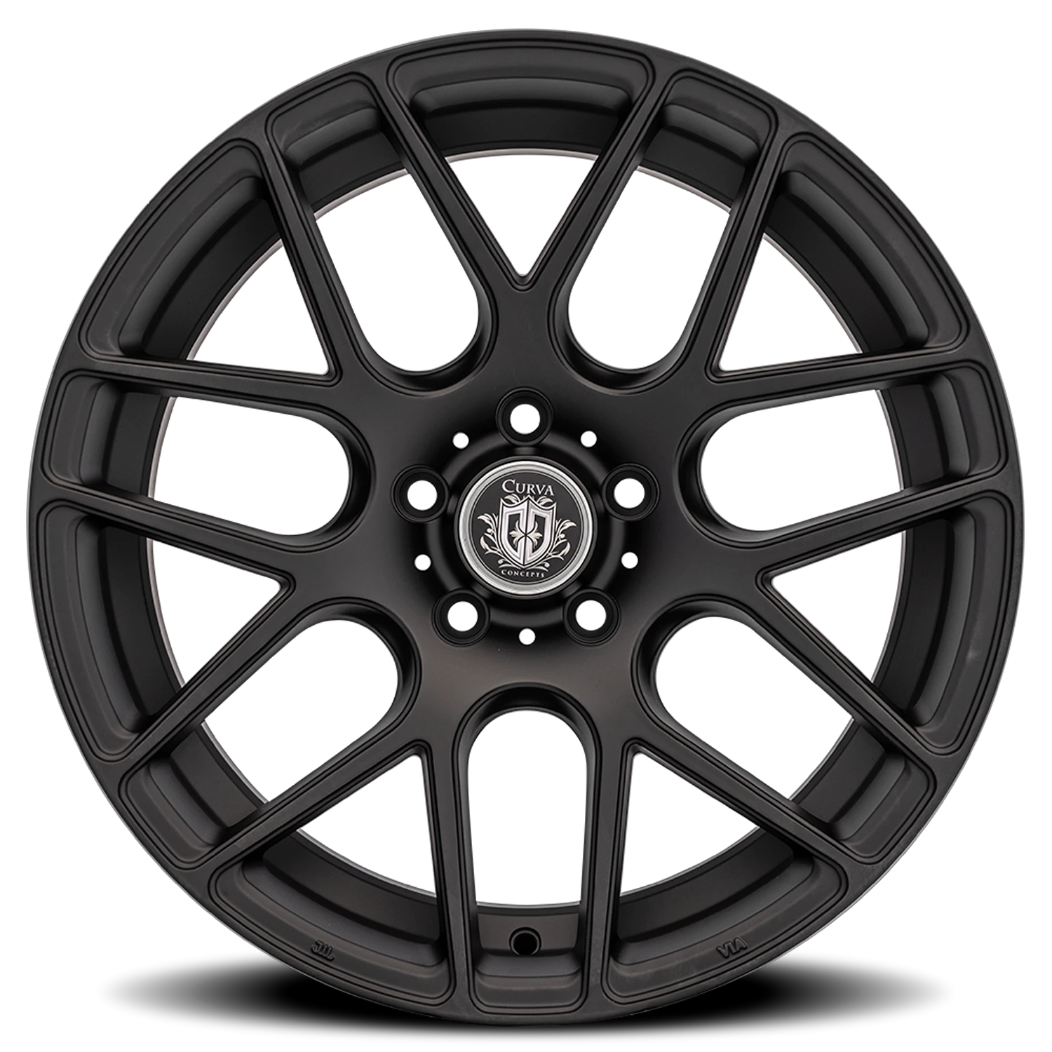 Curva Concepts C7 20x8.5" 5x112mm 66.56mm CB +35mm Gloss Black
