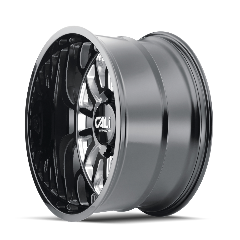 Cali OffxRoad Summit 9110 Gloss Black Milled 20x9 8x170 0mm 125.2mm