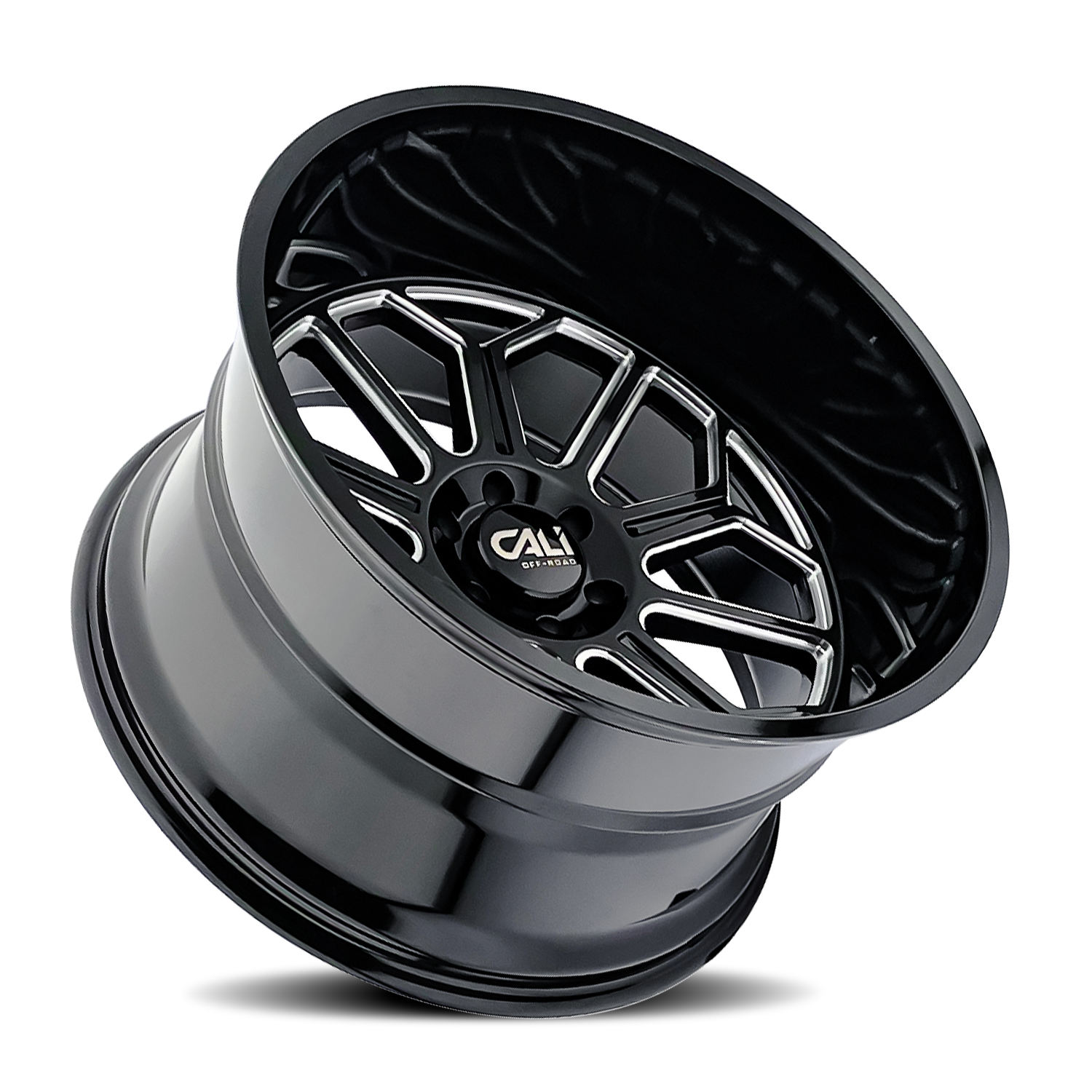 Cali OffxRoad Auburn 9117 Gloss Black Milled 22x12 8x165.1 x51mm 125.2mm