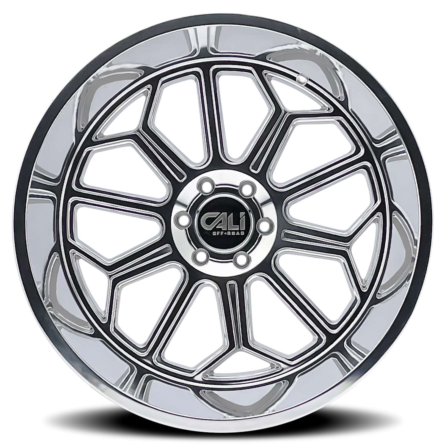 Cali OffxRoad Auburn 9117 Polished 20x10 6x135 x25mm 87.1mm