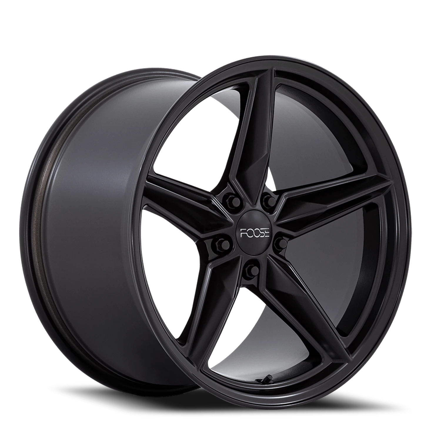 Foose CF8 20x10" 5x114.3mm 70.7mm CB +35mm Matte Black
