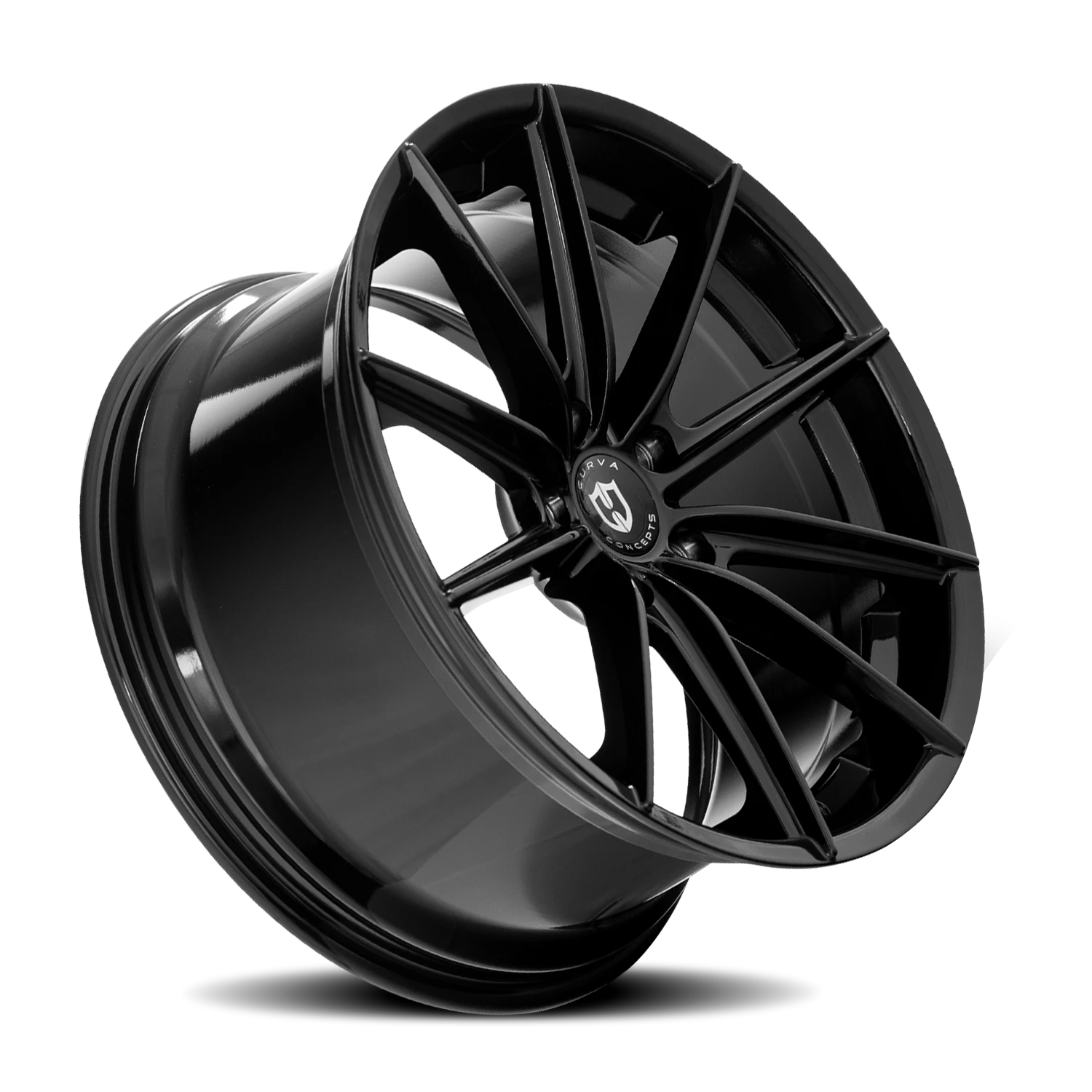 Curva Concepts CFF46 20x9" 5x112mm 66.56mm CB +35mm Gloss Black