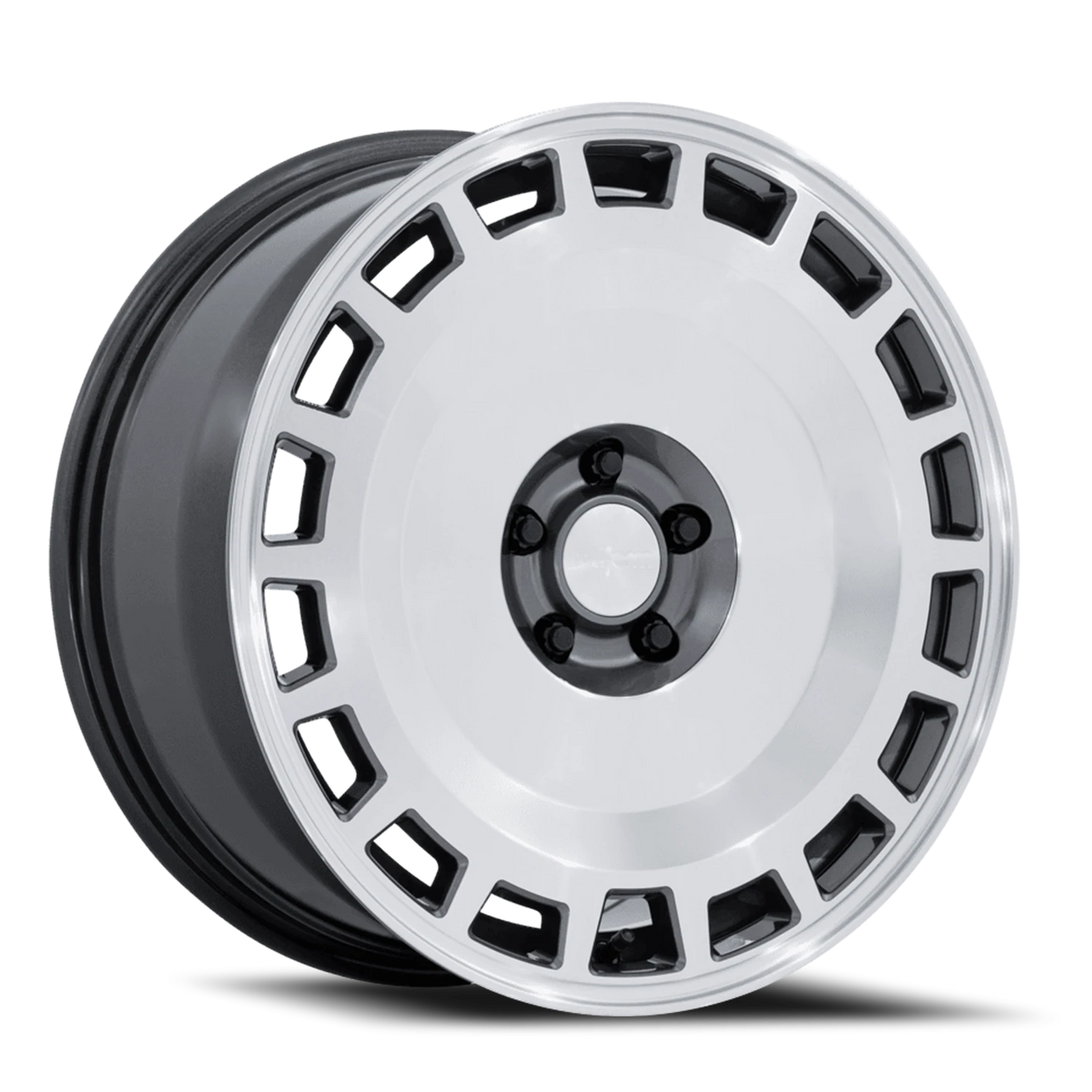 Rotiform CJJ 19x8.5 +45 5x112mm 66.56mm Gloss Silver Machined Lip