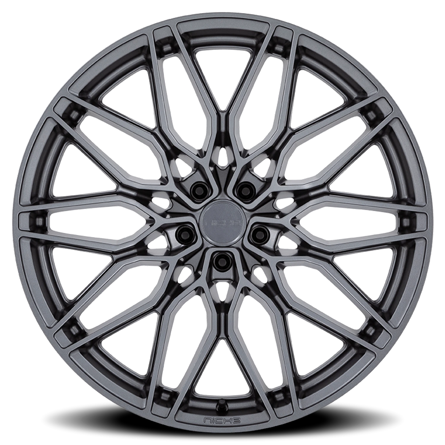 Niche Calabria 5 20x9" 5x112mm 66.56mm CB +27mm Matte Gunmetal